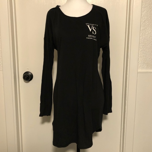 Victoria’s Secret Forever An Angel Black Longsleeve Nightgown - Picture 2 of 5
